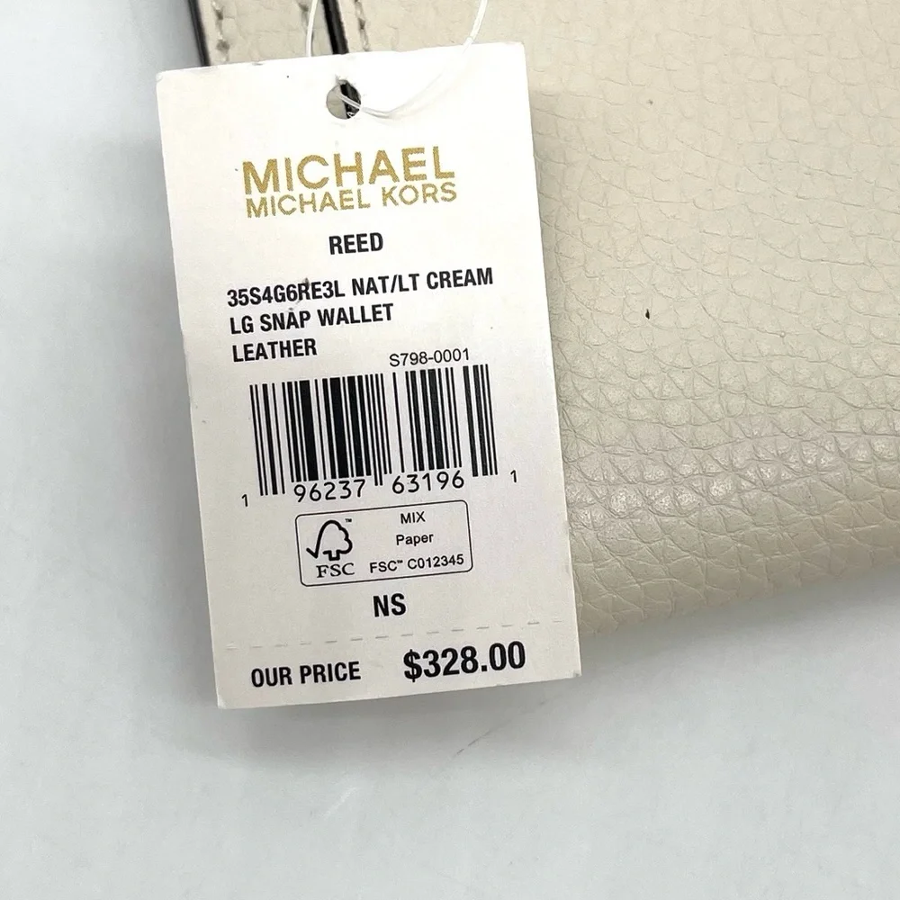 Michael Kors Reed Large Snap Bifold Wallet